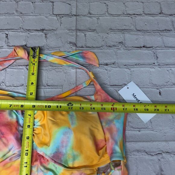 New Meet Curve Tie-Dye One Piece Swimsuit XXXL - Picture 4 of 12